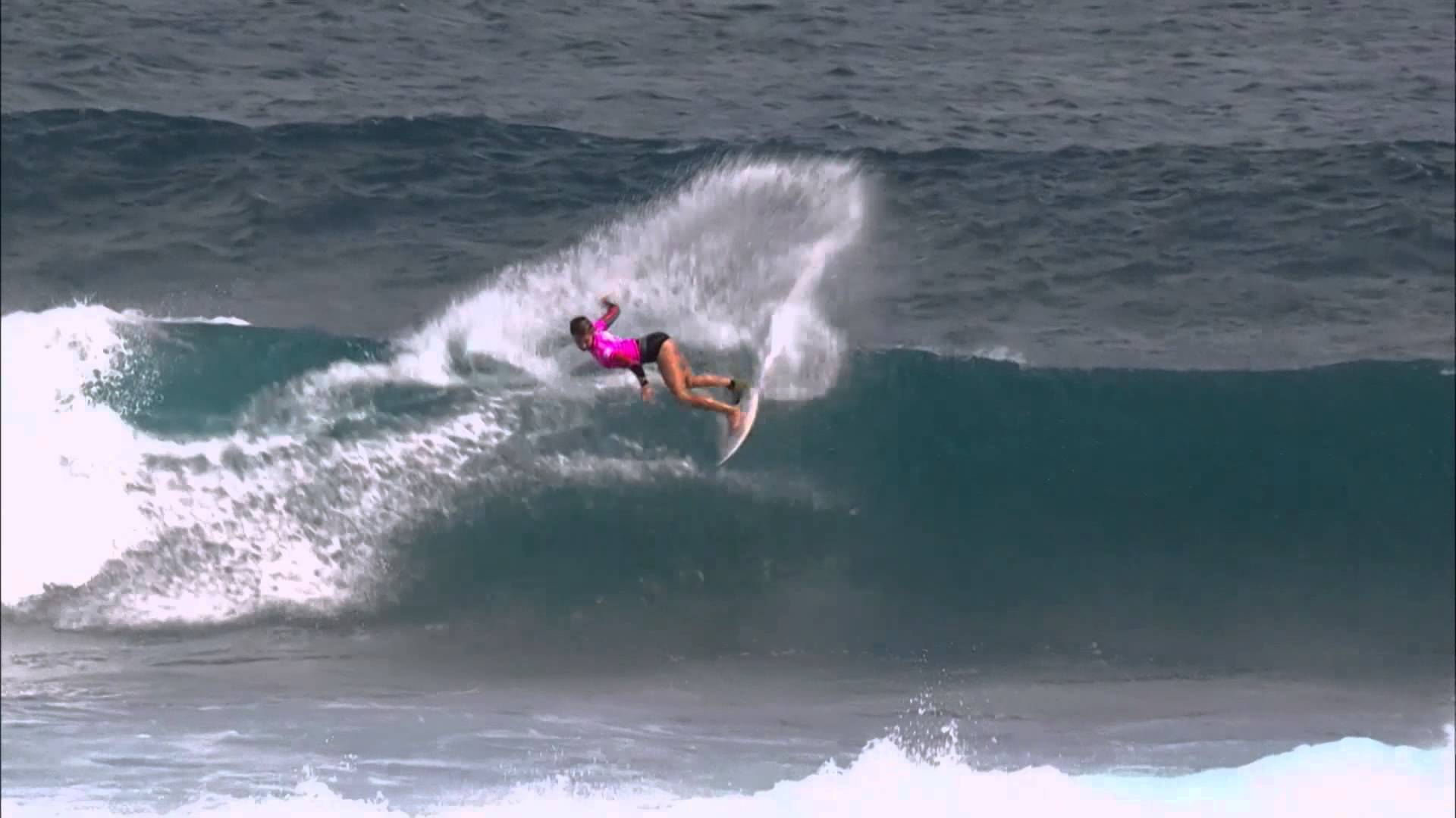 2014年度ASPウイメンズワールドツアー第五戦フィジー・ウイメンズ・プロ：初日ハイライト