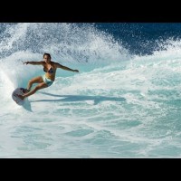 リーフブレイクでのフリーセッション：カリッサ・ムーア