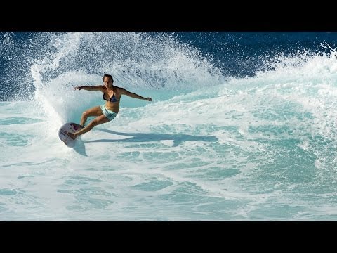 リーフブレイクでのフリーセッション：カリッサ・ムーア