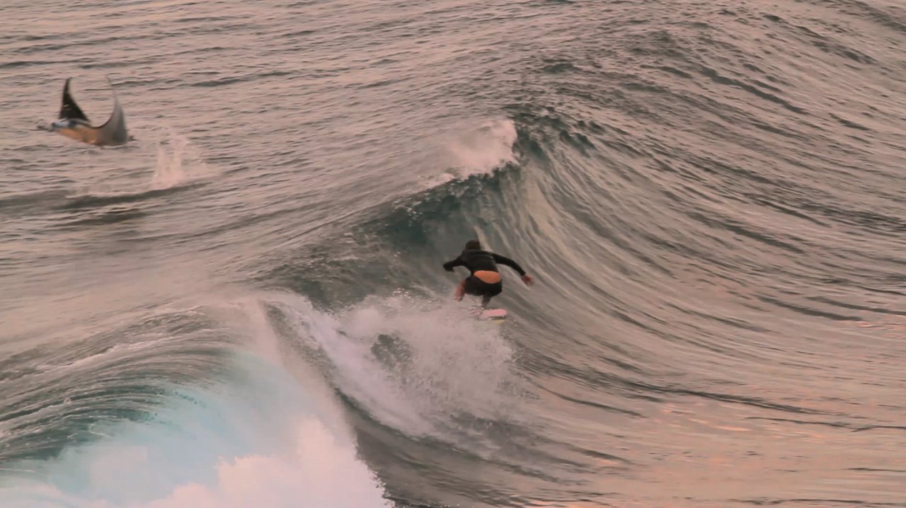 バリ島でのサーフタイム:オジー・ライト