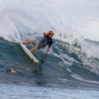 ローワーズでのトップサーファーによる練習セッション