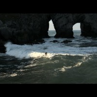 スペイン版万里の長城をバックに空撮セッション:ケパ・アセロ