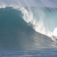 ビラボンXXLの「Ride of the Year」にエントリーしたシェーン・ドリアンのジョーズチャージ