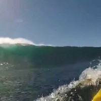 ビッグウェイブスポット「トドス・サントス」でセットを喰らい続けながらも自撮り