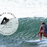 サイクロンスウェルの入ったヌーサでフリーサーフ:ディミティ・ストイル