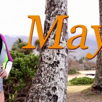 ハワイのファンウェイブでフリーサーフ：マヤ・ガベイラ