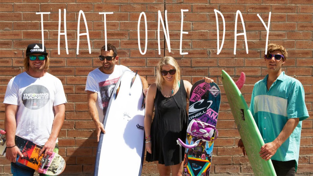 一日でサーフ×スケート×スノーを楽しんだドキュメント映像＠オーストラリア