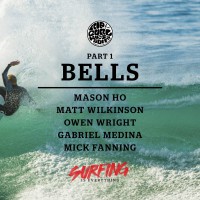 リップカールライダーのイベント開催前ウォームアップサーフ@ベルズビーチ