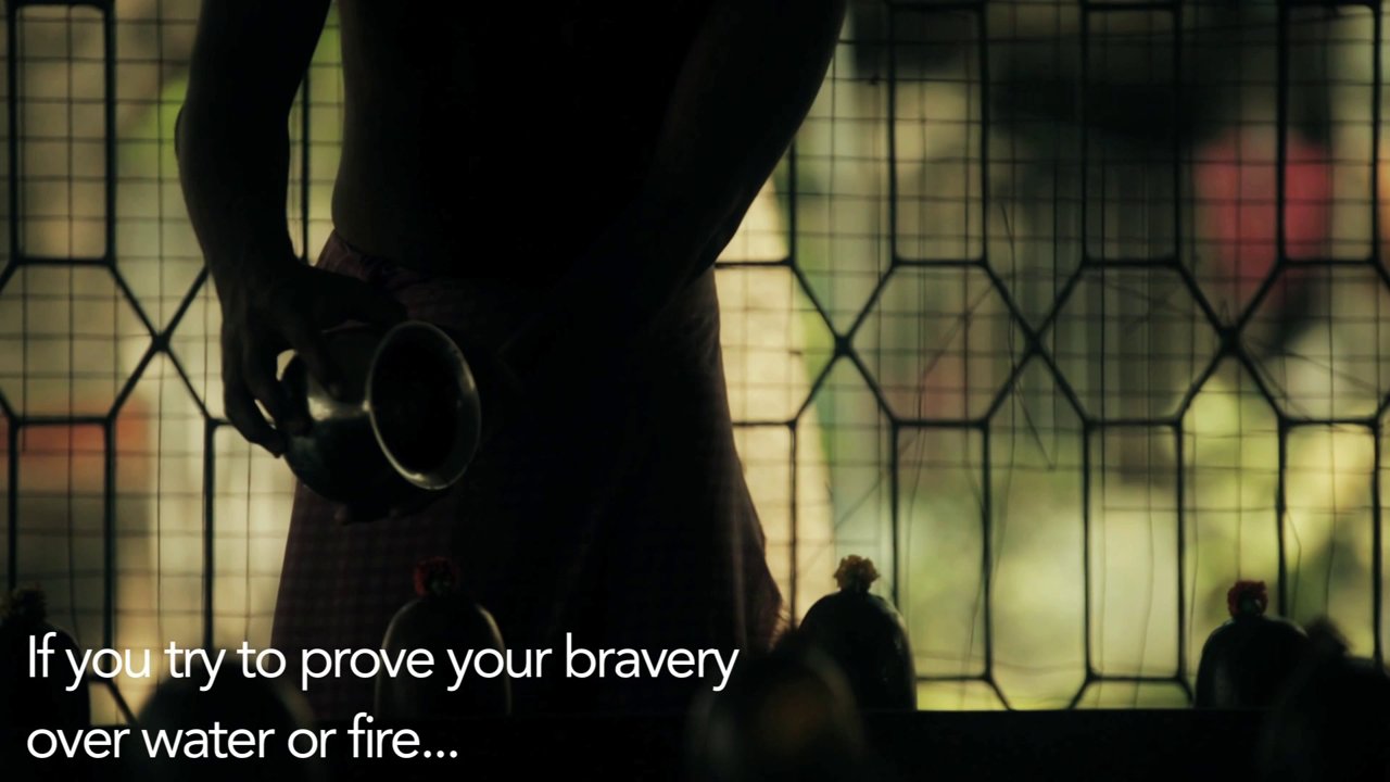 インドのガンジス川で発生する巨大な潮津波