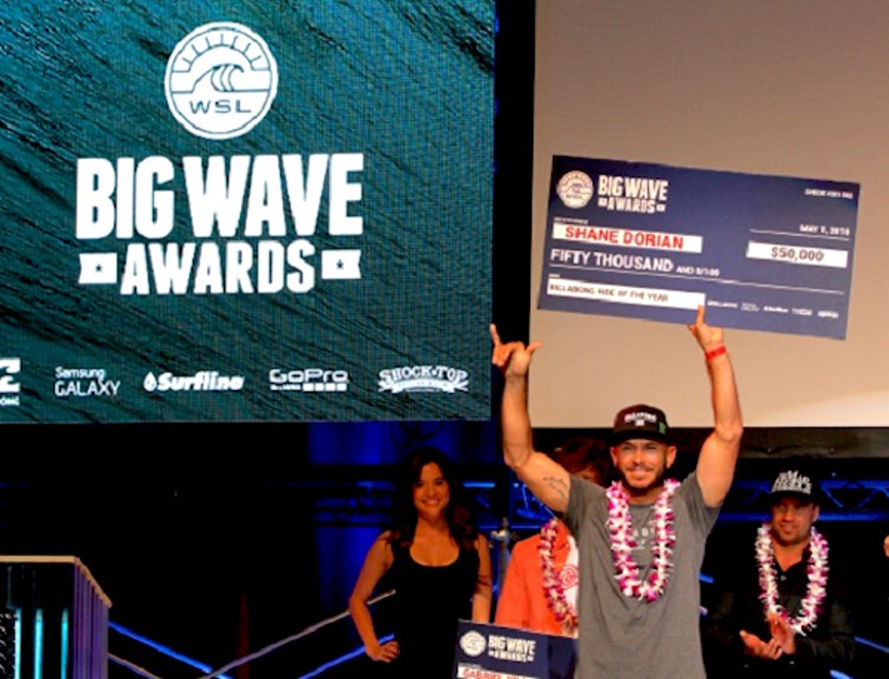 2015年度WSLビッグウェイブアワードの結果