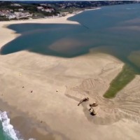 ワイメア川のようなリバーサーフィンがポルトガルでも発生