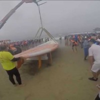 インターナショナル・サーフィン・デイにサーフィンのギネス記録更新＠ハンティントン