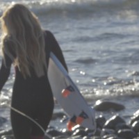 ローワーズ(カリフォルニア)でのフリーサーフ@2015年:ティア・ブランコ