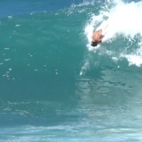 ボディサーフィンコンテストで初メイクとなったフロントフリップ