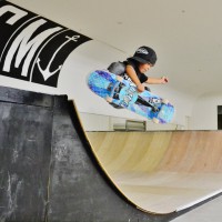 スカイ（7歳）&オーシャン（3歳）のスーパーキッズ×スケートセッション＠宮崎