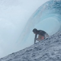 タヒチでツアーイベント期間中のフリーサーフ@2015年:ジェレミー・フローレス