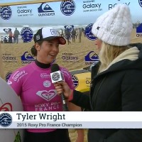 2015年度ウイメンズWCT第九戦「ロキシー・プロ・フランス」:最終日ハイライト