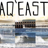 ソロショット撮影！米国東海岸のハリケーン「ホアキン」サーフ動画：ブレット・バーリー