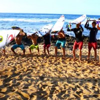 リップカールのグロムがオアフ島ノースショアでサーフキャンプ@2016