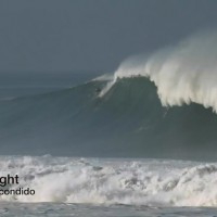 ビッグウェイブに巻かれ続けながらの自撮り@プエルト・エスコンディード