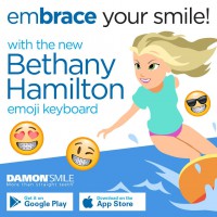 ベサニー・ハミルトンの絵文字キーボードアプリが登場