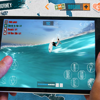 スマホやタブレットで遊べるサーフィンゲームアプリ「YouRiding The Journey」がリリース