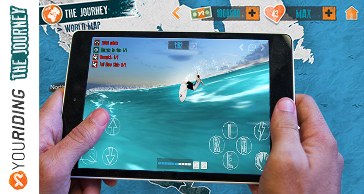 スマホやタブレットで遊べるサーフィンゲームアプリ Youriding The Journey がリリース サーフィン動画ニュース World Surf Movies