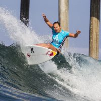 2016年WCTウイメンズ第六戦「バンズUSオープン・オブ・サーフィン」：四日目ハイライト