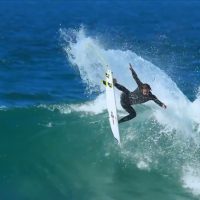 ジョーディ・スミスの2016年Jベイ（南アフリカ）イベント前のウォームアップセッション