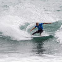 サメが目撃され一時中断となった2016年WCT第七戦「スウォッチ・ウイメンズ・プロ」四日目