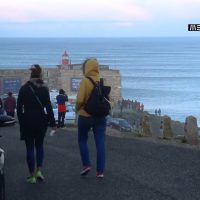 WCTイベント期間中に2016/2017年シーズン初のビッグスウェルが入ったナザレ（ポルトガル）