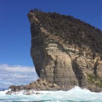 タスマニアのビッグウェイブスポット「シップスターン」の目印となる崖が崩落の危機に