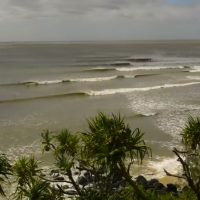 サイクロンスウェルが入ったスーパーバンクのバレルセッション＠2017/3/31