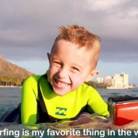 5歳にしてスポンサーを獲得！ワイキキ（オアフ島）がホームのタイラー・パーセル