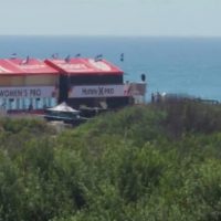 五十嵐カノアなどクイックシルバーライダーのウォームアップセッション@2017年ローワーズ