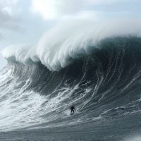 2018年元旦にナザレが炸裂!年明け早々のビッグウェイブセッション動画