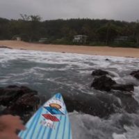 ドライリーフ大好きなメイソン・ホー!リーフに自ら突っ込むフリーサーフ動画