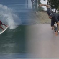 サーフィン陸トレの王道スケートボード！プロサーファーのライディング動画