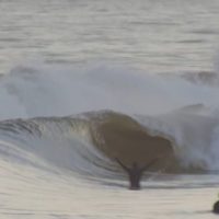 ロングライトバレルのサンドスピット！2月2日のフリーサーフ動画