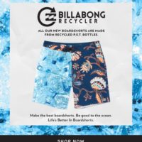ペットボトルをリサイクルした海に優しいビラボンの2019年ボードショーツ
