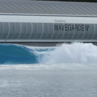 世界初ザ・コーヴ搭載ウェイブプール「ザ・ウェイブ」のテスト稼働動画公開