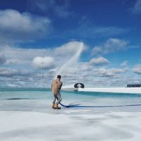 アーバンサーフメルボルンのラグーンが注水完了！人工波発生まで目前