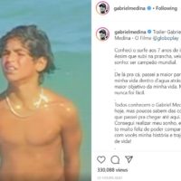 あまり知られていない若い頃のガブリエル・メディナ!自伝ムービー予告編