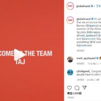 タジ・バロウがビラボンに代わるスポンサー発表！意外な答えはグローブ