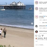 新型コロナでビーチ閉鎖中のマリブ:SUPサーファーが海に入り逮捕