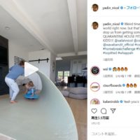 自宅でのおもしろ動画が続々アップ！WSLのホームブレイクチャレンジ