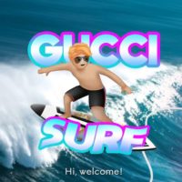 レオナルド・フィオラヴァンティが大使を務めるGucciがサーフィンゲームを公開