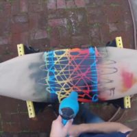 洗剤を使ったサーフアート！誰でも出来る手軽なボードスプレー紹介動画