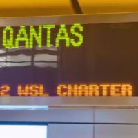 ロサンゼルス発シドニー着のWSLチャーター機でのトラベル動画