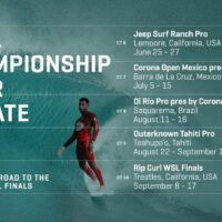 過去ベストウェイブ会場再び！2021年CTスケジュールが一部変更